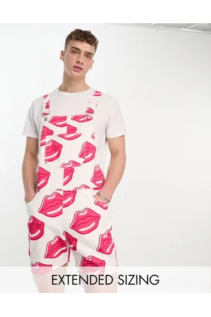 ASOS Mænd Overalls - Korte overalls med gennemgående print