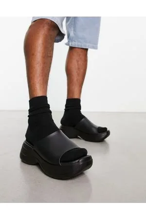 ASOS Sorte sandaler med chunky sål