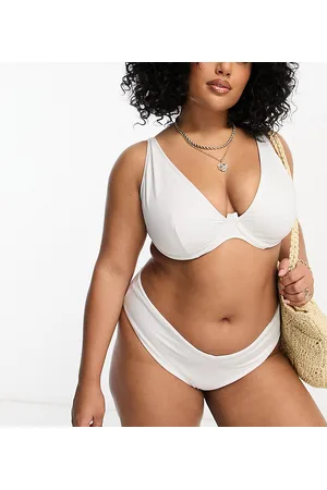 ASOS Kvinder Bøjle Bikinier - ASOS DESIGN Curve - Mix og Match - bikinitop med bøjle og frontdetalje