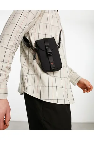 Pull&Bear Mænd Skuldertasker - Lille crossbody-taske i sort