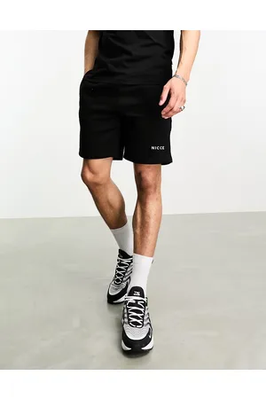 Nicce London Original - Sorte jerseyshorts med logo