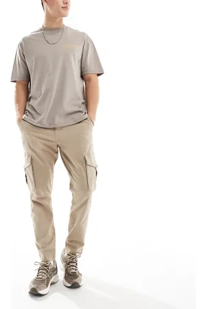 Only & Sons Only Sons - Beige slim fit-cargobukser-Neutral