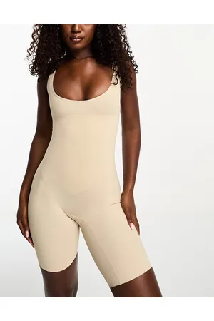 Lindex Sømløs bodystocking med formgivende effekt og fast kontrol i -Neutral