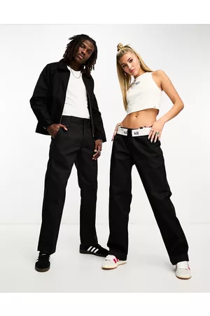 Dickies 874 - Sorte arbejdschino-bukser med lige pasform