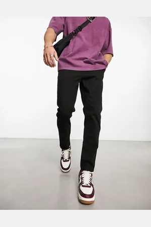 New Look Sorte tapered chinos