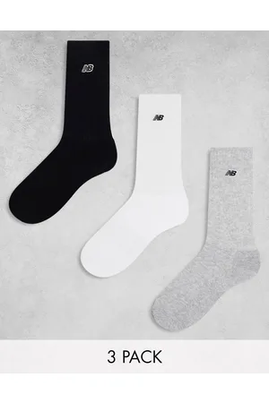 New Balance Pakke med 3 par crew-sokker i forskellige farver med broderet logo