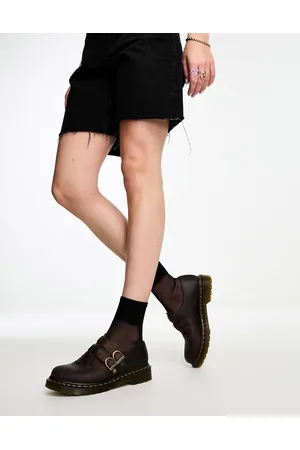 Dr. Martens 8065 - Mary Jane-sko i mørkebrunt læder
