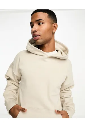Only & Sons Beige hættetrøje i kraftig jersey-Neutral