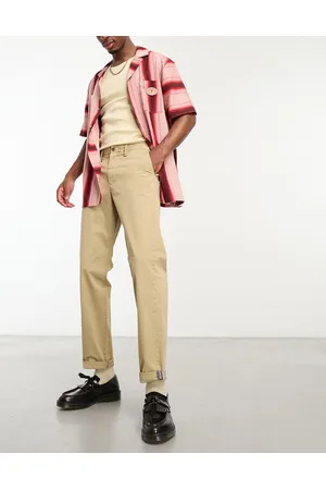 GANT Kaki-beige chinos i twill i regular fit-Neutral