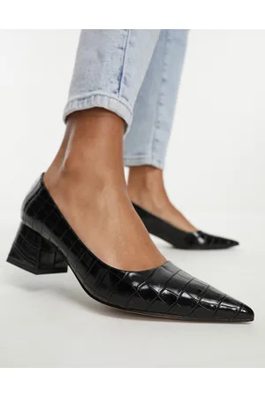 ASOS Saint - Sorte sko med blokhæl