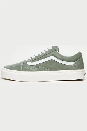 Vans Old Skool - Grå sneakers i ruskind