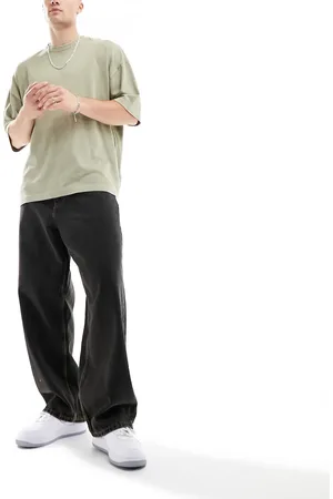 Dr Denim Kobe - Sorte jeans med poset pasform