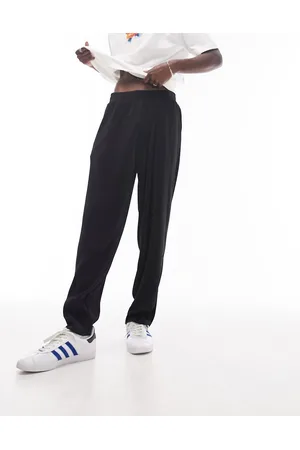 Topman Tapered joggingbukser med plisseringer i