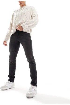 JACK & JONES Glenn - Forvaskede sorte slim-jeans