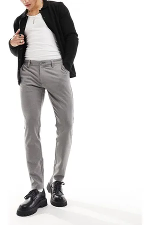 Only & Sons Lysegrå og elegante bukser med tapered fit