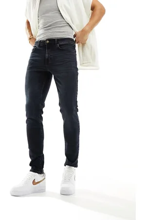New Look Mørk og forvaskede skinny jeans-Blå