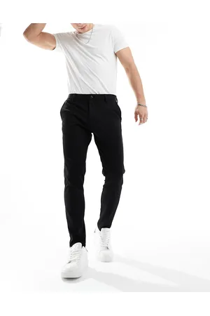 JACK & JONES Intelligence - Marco - Sorte elegant slim fit-bukser