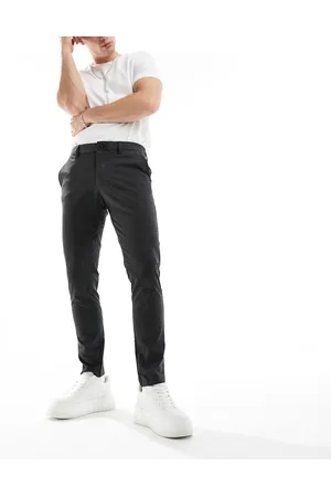 JACK & JONES Intelligence - Marco - Mørkegrå elegante slim fit-bukser
