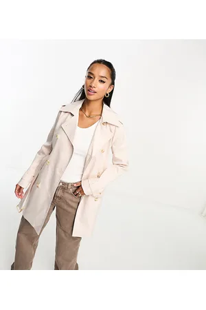Forever New Trenchcoat med bælte-Neutral
