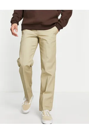 Dickies 873 - Kakifarvede arbejdschinos med lige ben i slim fit-Grøn