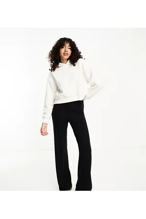 ASOS ASOS DESIGN Tall - Enkle, sorte jerseybukser med vide ben