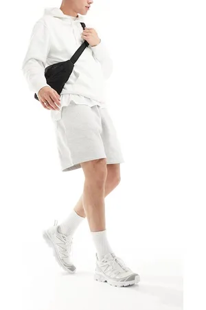 Weekday Gråmelerede jerseyshorts
