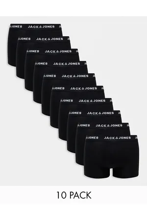 JACK & JONES Sorte underbukser fra 10-pak