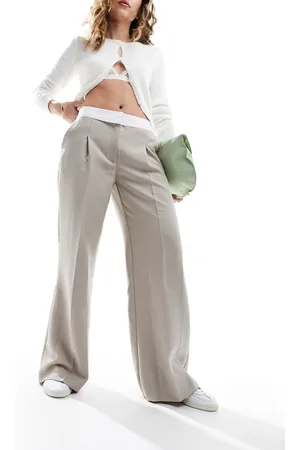 Miss Selfridge Bukser med foldelinning-Neutral