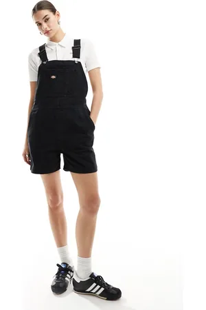 Dickies Duck - Korte sorte overalls i lærredsstof