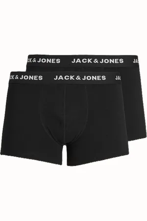 JACK & JONES Sorte underbukser fra 2-pak
