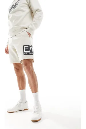 EA7 Armani - - joggingshorts med stort logo i siden - Del af sæt-Neutral