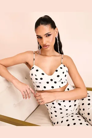ASOS Skræddersyet bralette med prikker - Del af sæt