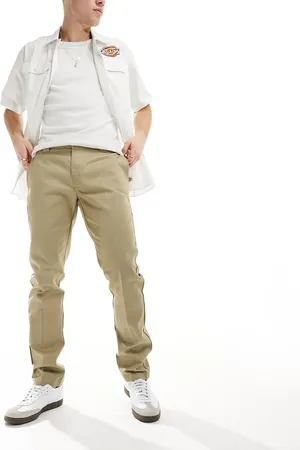 Dickies 872 - Kakifarvede arbejds-chinos i slim fit-Grøn