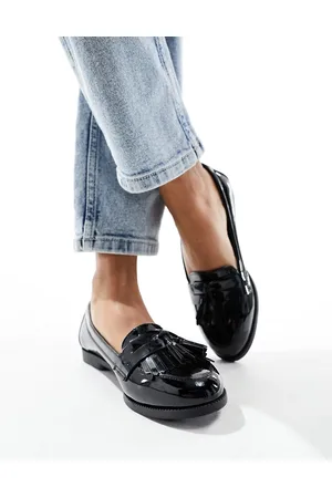 New Look Sorte loafers med frynser