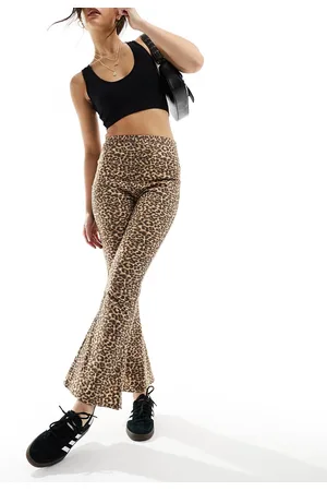 ASOS Bukser med svaj og leopardprint