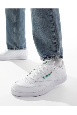 Reebok Club C 85 - Hvide sneakers med grønt logo