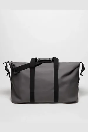 Rains 14200 - Unisex - Vandtæt weekend-duffelbag i grå