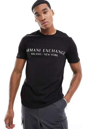 Armani Exchange T-shirt med lineært logo