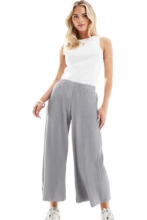 ASOS ASOS DESIGN Petite - Plisserede culottes med vide ben i