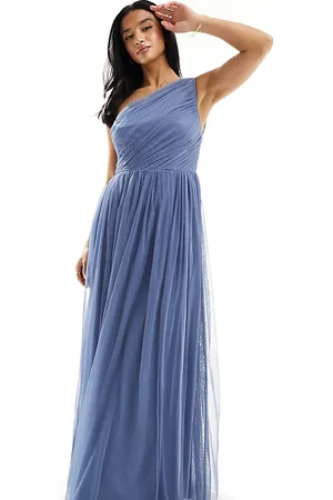 ANAYA Brudepiger - oneshoulder-maxikjole i tyl
