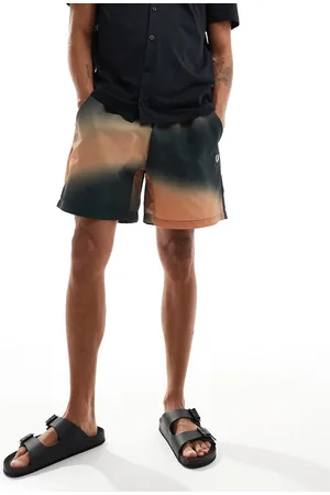 Fred Perry Grønne shorts med print