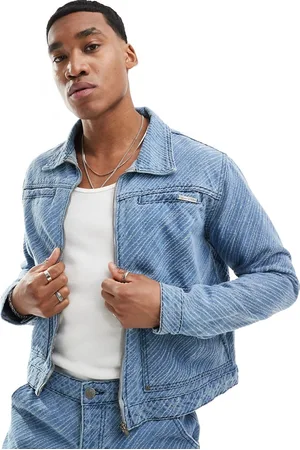 Liquor N Poker Oversized slidt denimjakke