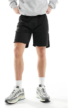 The Couture Club Sorte shorts med college-detalje i mesh