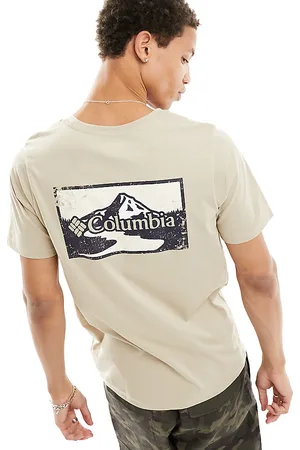 Columbia Rapid Ridge - T-shirt med print på ryggen - Kun hos ASOS-Neutral