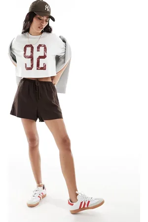 Cotton On Cotton On - Afslappede og brune shorts i hørlook