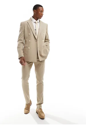 ASOS Og skinny habitbukser-Neutral