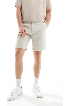Ben Sherman Grå chinoshorts med stretch i slim fit