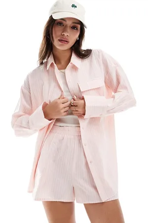 The Frolic Raye - Oversized skjorte i med hvide striber