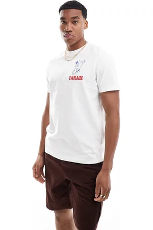 Farah T-shirt med grafik på ryggen