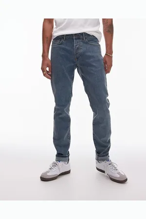Topman Skinny-jeans i vintage-mellemvask